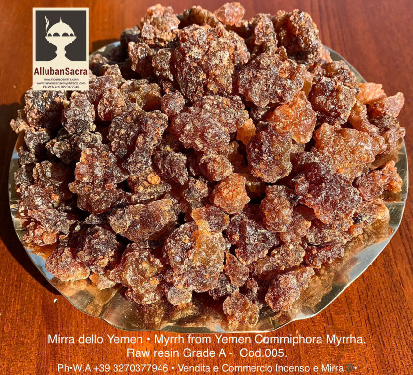 Myrrh Incense Natural Raw Resin Grains From Yemen Grade A. (Commiphora Myrrha Tree)