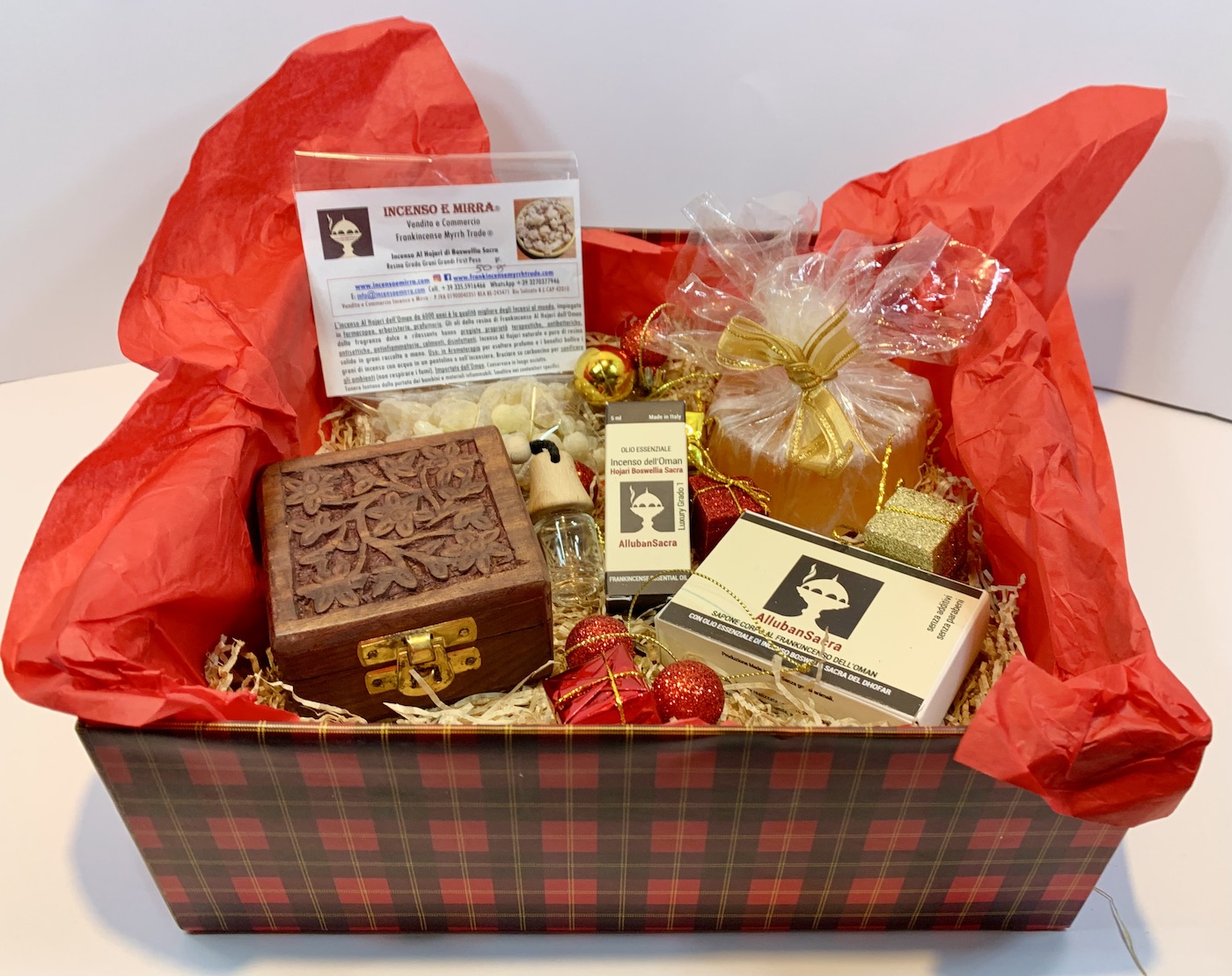 Single Box Set Standard Gold Frankincense & Myrrh